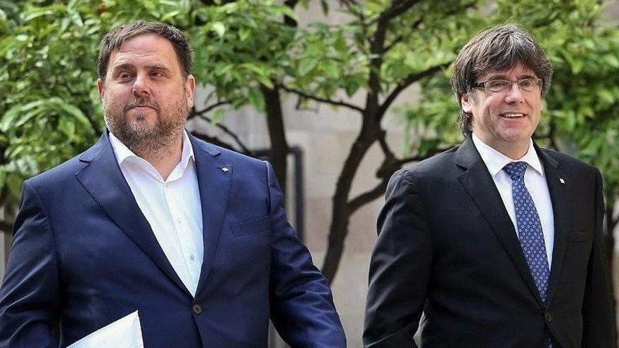 Junqueras y Puigdemont.