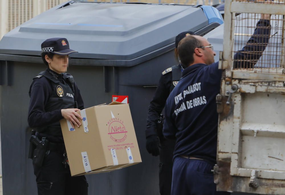 Operación policial en Burjassot