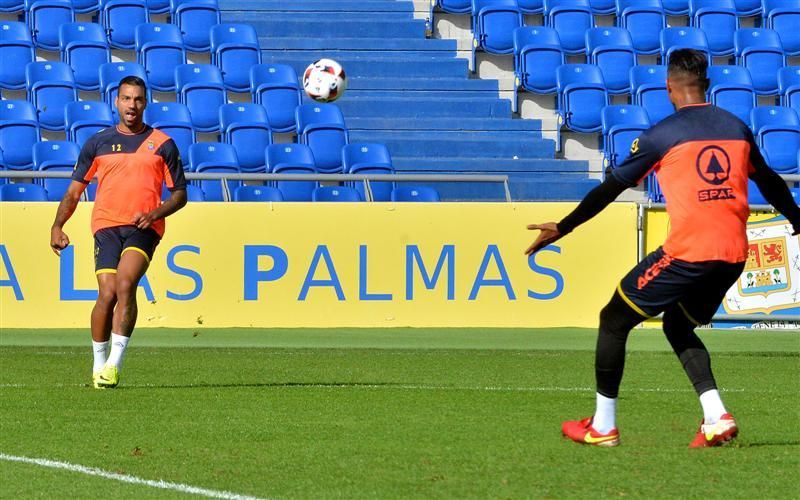 Entrenamiento de la UD Las Palmas, 9 enero 2017