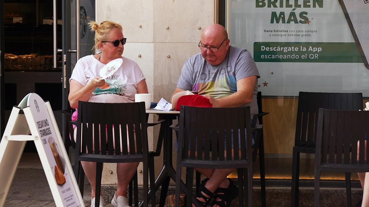 Turistas en las calles de Málaga.