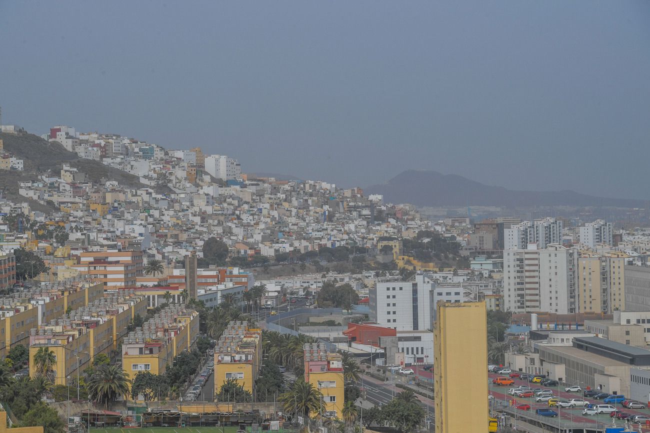 Calima en Las Palmas de Gran Canaria (08/02/24)