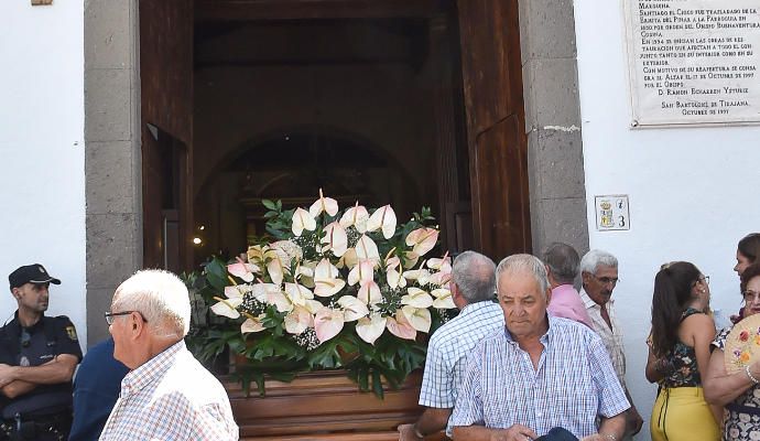 San Bartolomé cae en Tunte y el cura acaba herido.