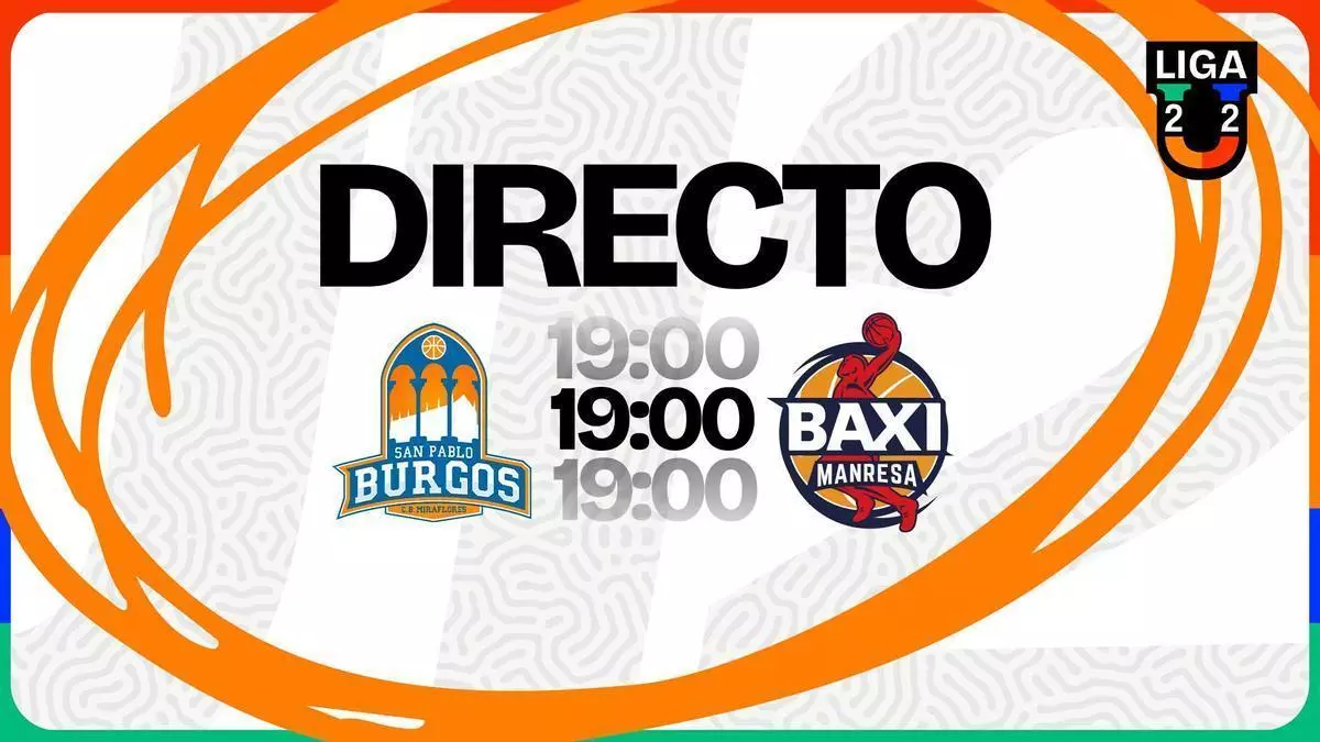 Sigue en directo el Burgos Grupo de Santiago - BAXI Manresa de la Liga U