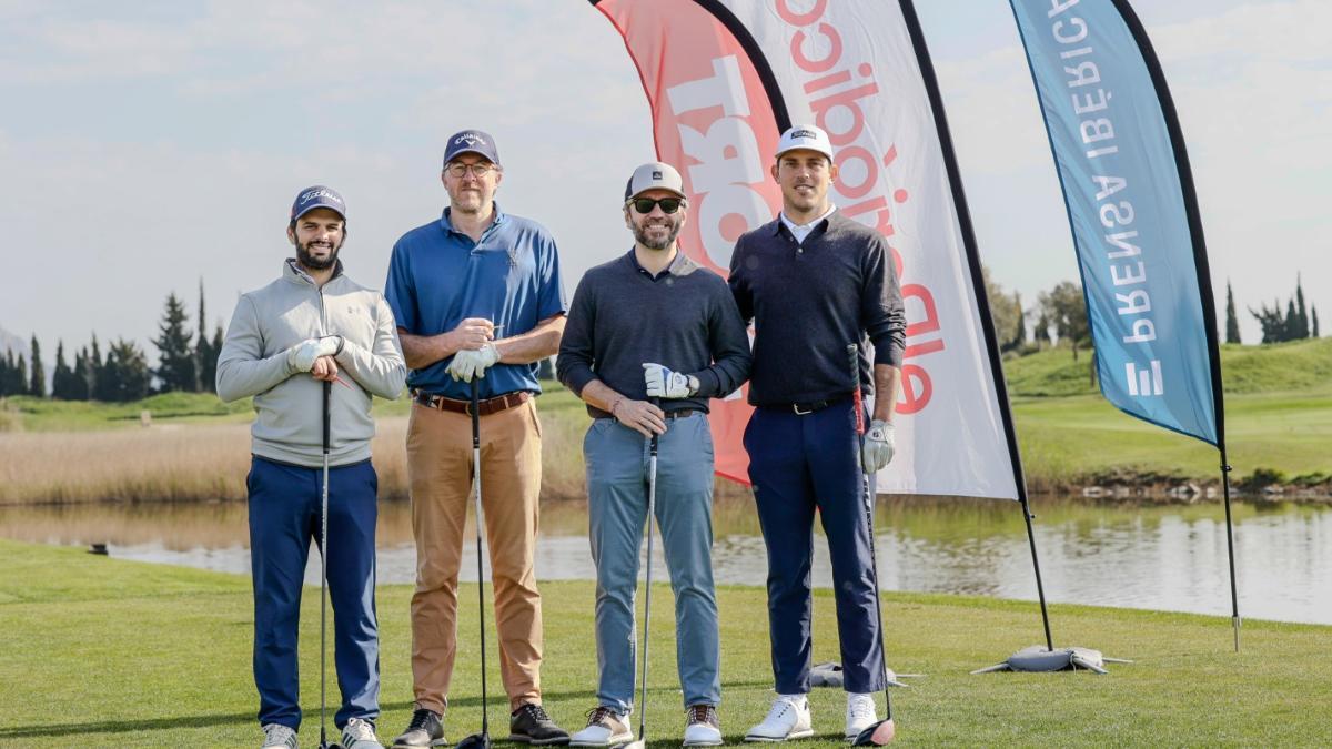 I Torneo Empordà Club de Golf organizado por SPORT y El Periódico: Aitor Moll, Consejero Delegado de Prensa Ibérica, junto a otros participantes I Torneo Empordà Club de Golf organizado por SPORT y El Periódico: Aitor Moll, Consejero Delegado de Prensa Ibérica, junto a otros participantes
