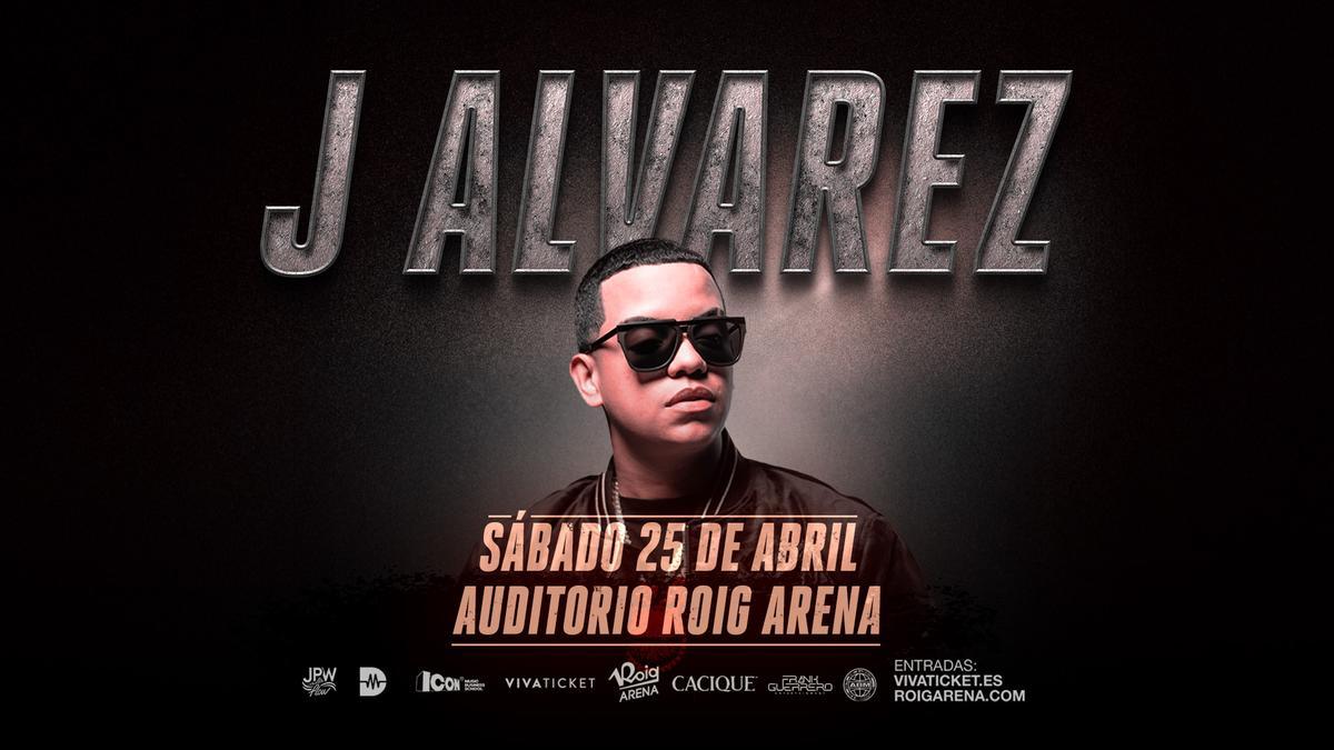 El artista urbano J Álvarez actuará en el Roig Arena.