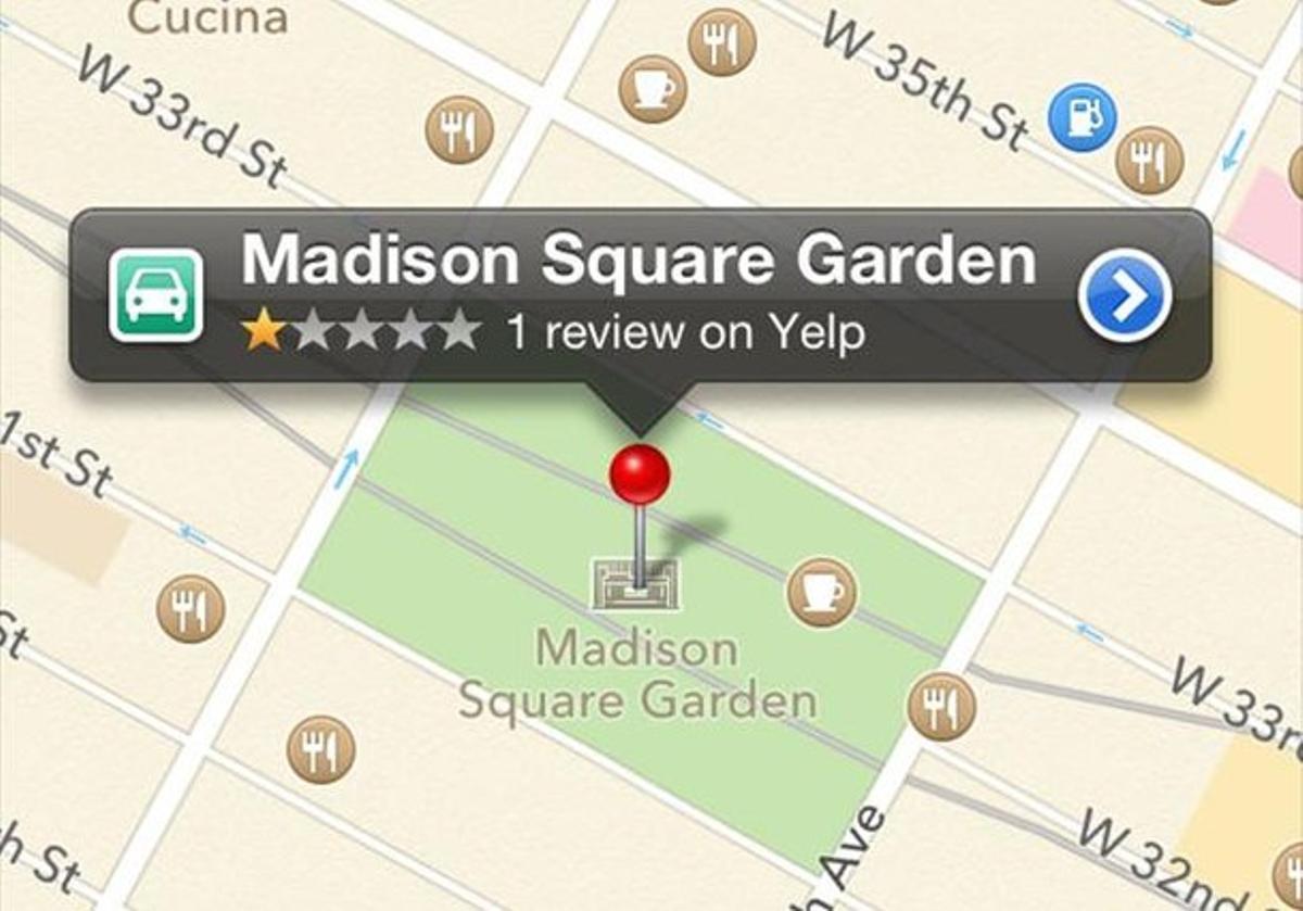 Els nous mapes d’iOS 6.