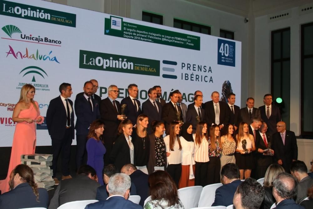 Gala de la entrega de premios de La Opinión de Málaga 2018.