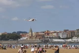 El Festival Aéreo de Gijón conllevará restricciones al baño y a la navegación este fin de semana: estos son los horarios