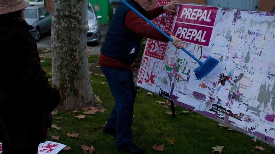 Prepal inicia la pegada de carteles