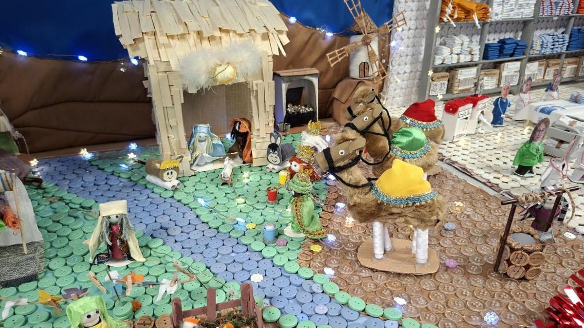 Belén sanitario Hospital Príncipe de Asturias