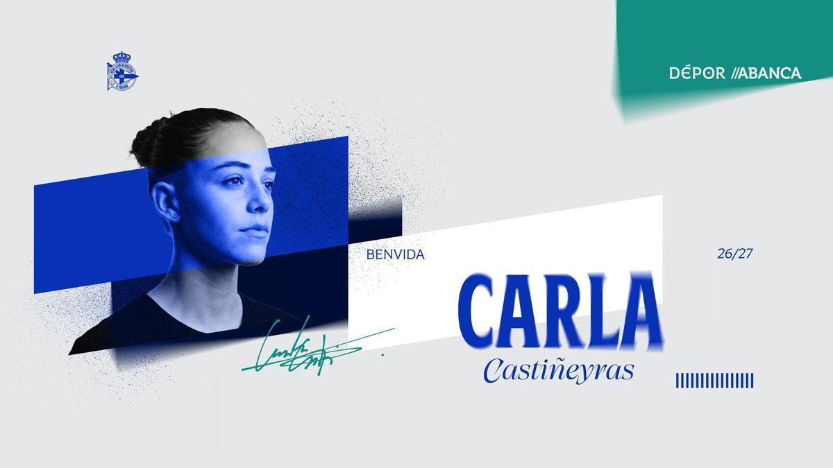 Carla Castiñeyras, nueva jugadora del Dépor Abanca