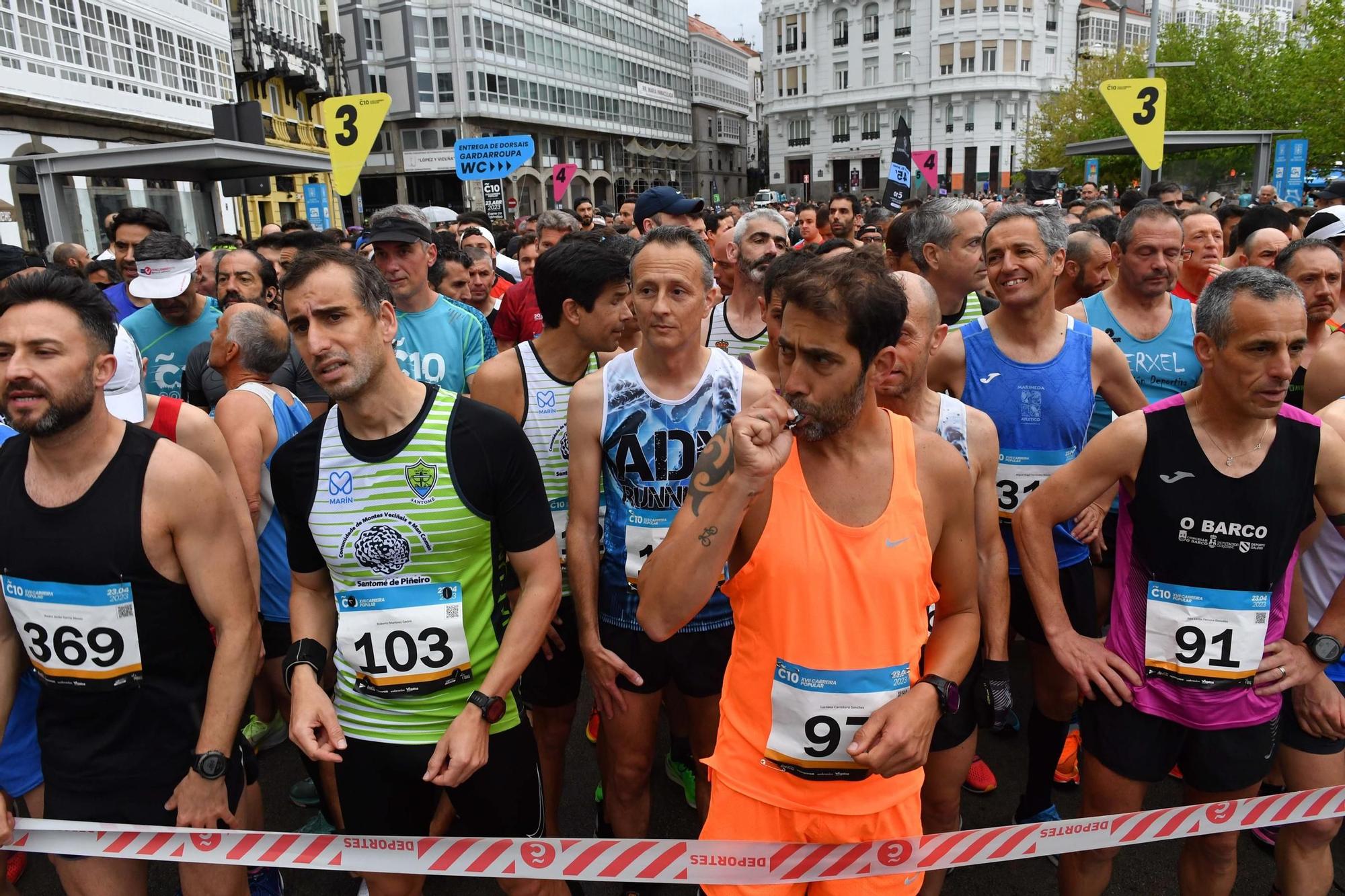 Carrera popular Coruña10: 2.186 corredores cruzaron la línea de meta