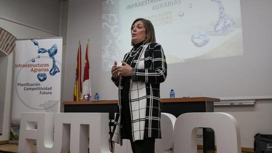 Milagros Marcos, ayer, en Soria.