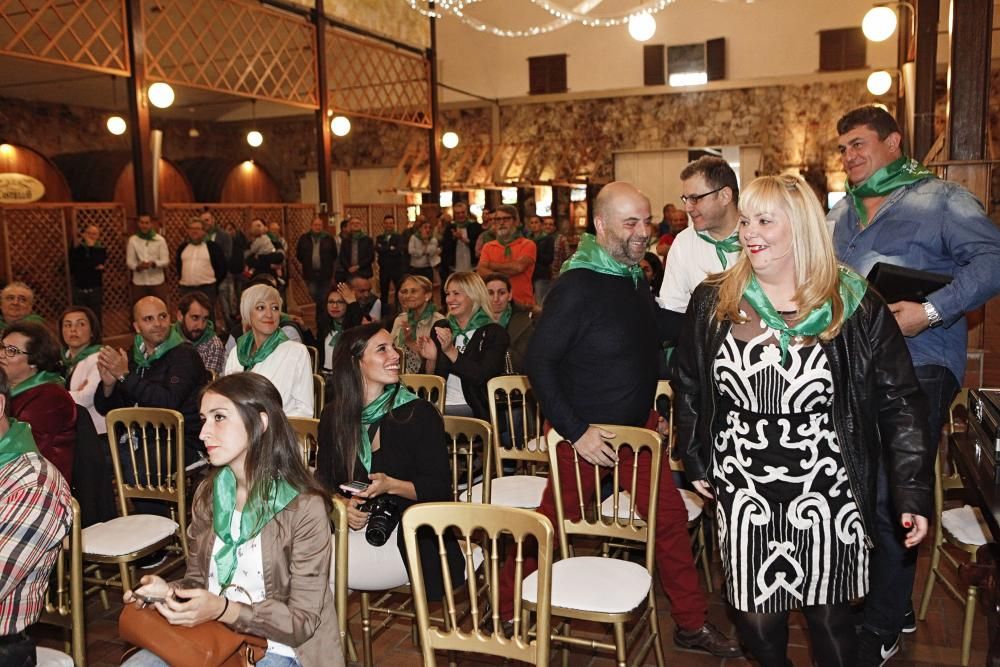 Gala de entrega de premios de "Gijón de sidra" en el Llagar de Castiello