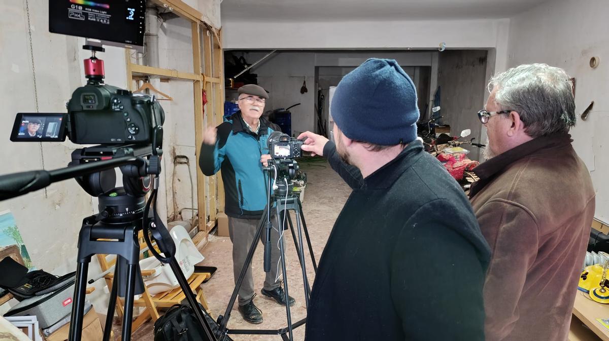 El rodaje de 'La noche del terror', de Alfonso Aguado.