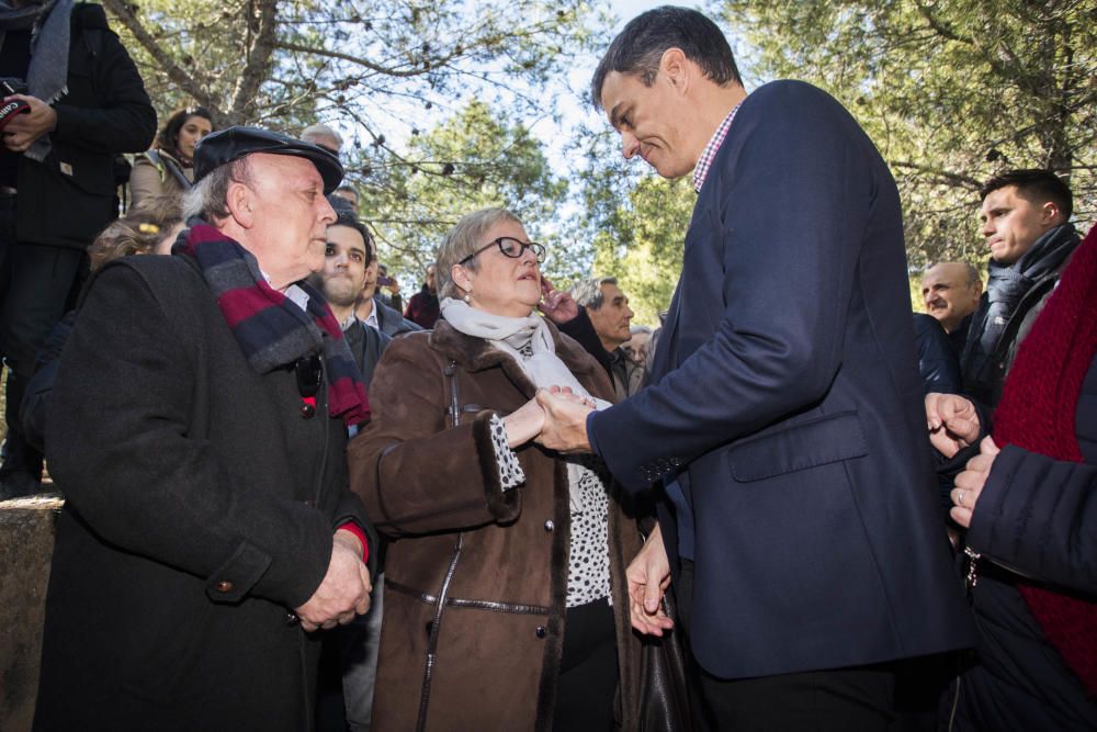 Pedro Sanchez presenta en Paterna la propuesta de Reforma de Ley de Memoria Histórica