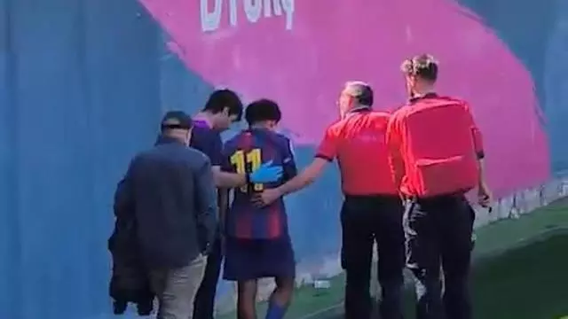 Preocupación en el Barça: Ajay Tavares se lesiona ante el Gimnàstic