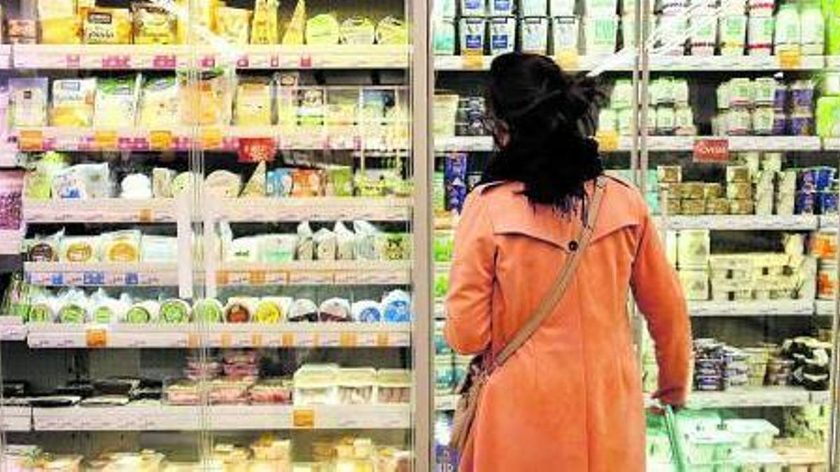 Un passadís del supermercat Veritas, en una imatge d'arxiu
