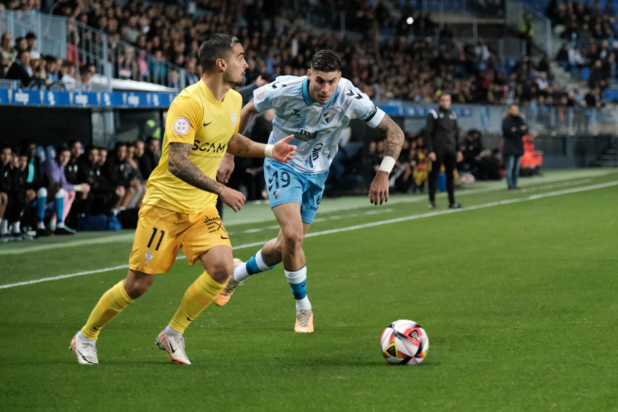 El Málaga CF - Algeciras CF, en imágenes