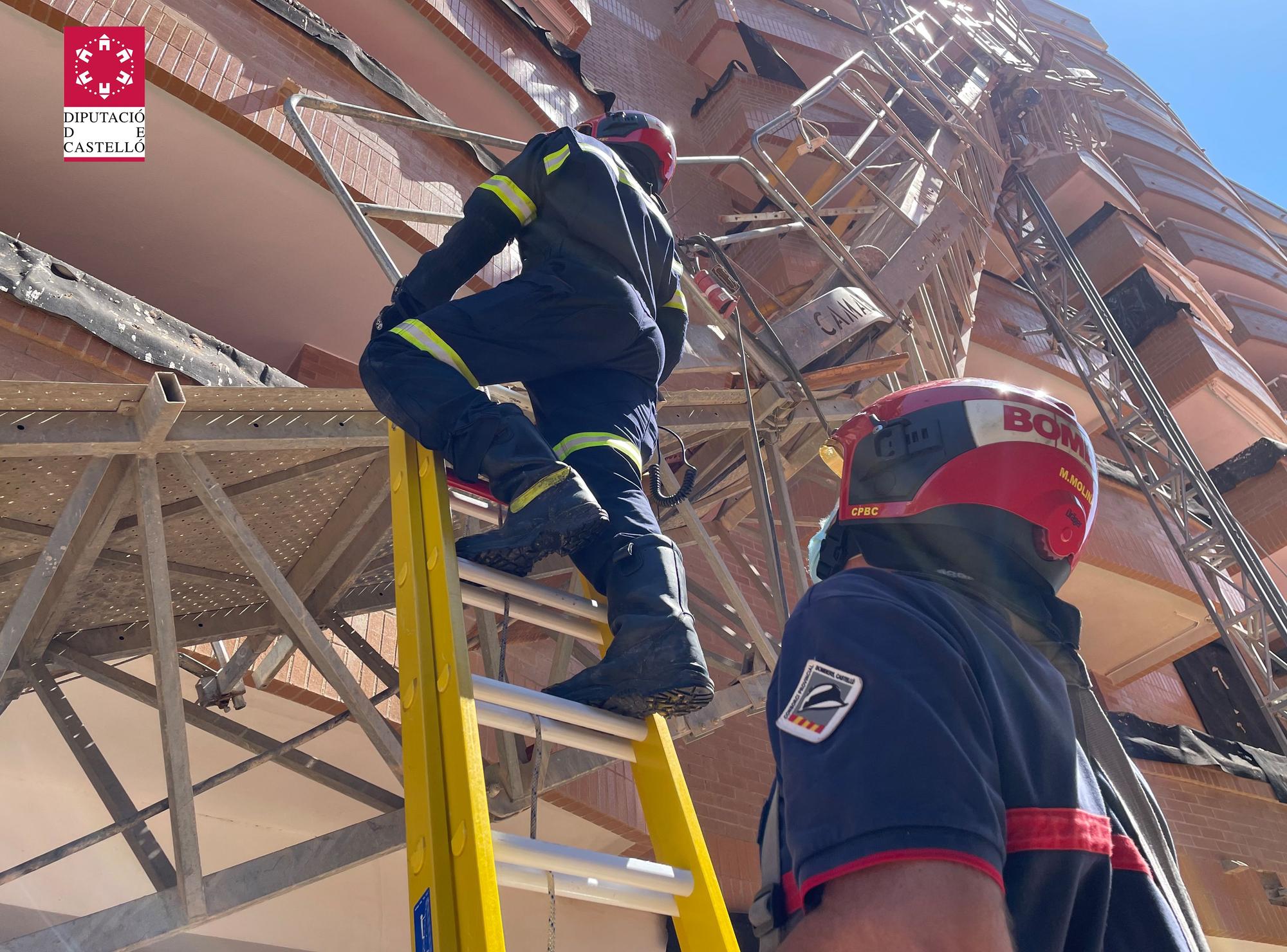 Varios operarios heridos tras derrumbarse un andamio en Orpesa