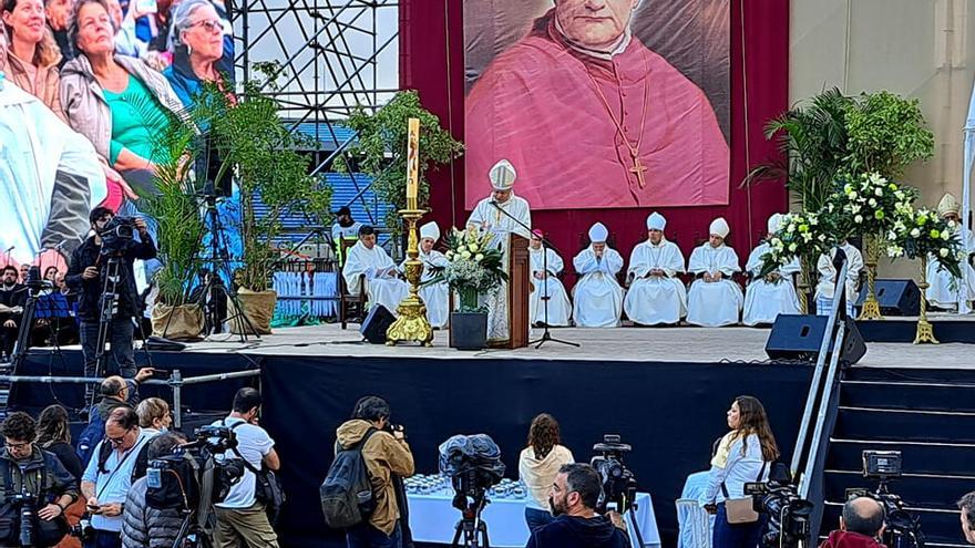 Acto de beatificación de Jacinto Vera en Uruguay