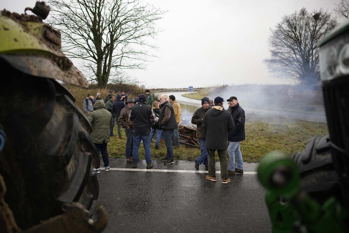 Continuan las manifestaciones de agricultores en Francia