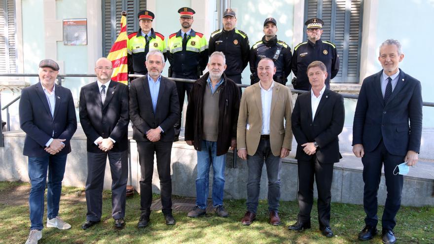 Acord pioner a Girona entre les policies de Cassà, Llagostera i Caldes