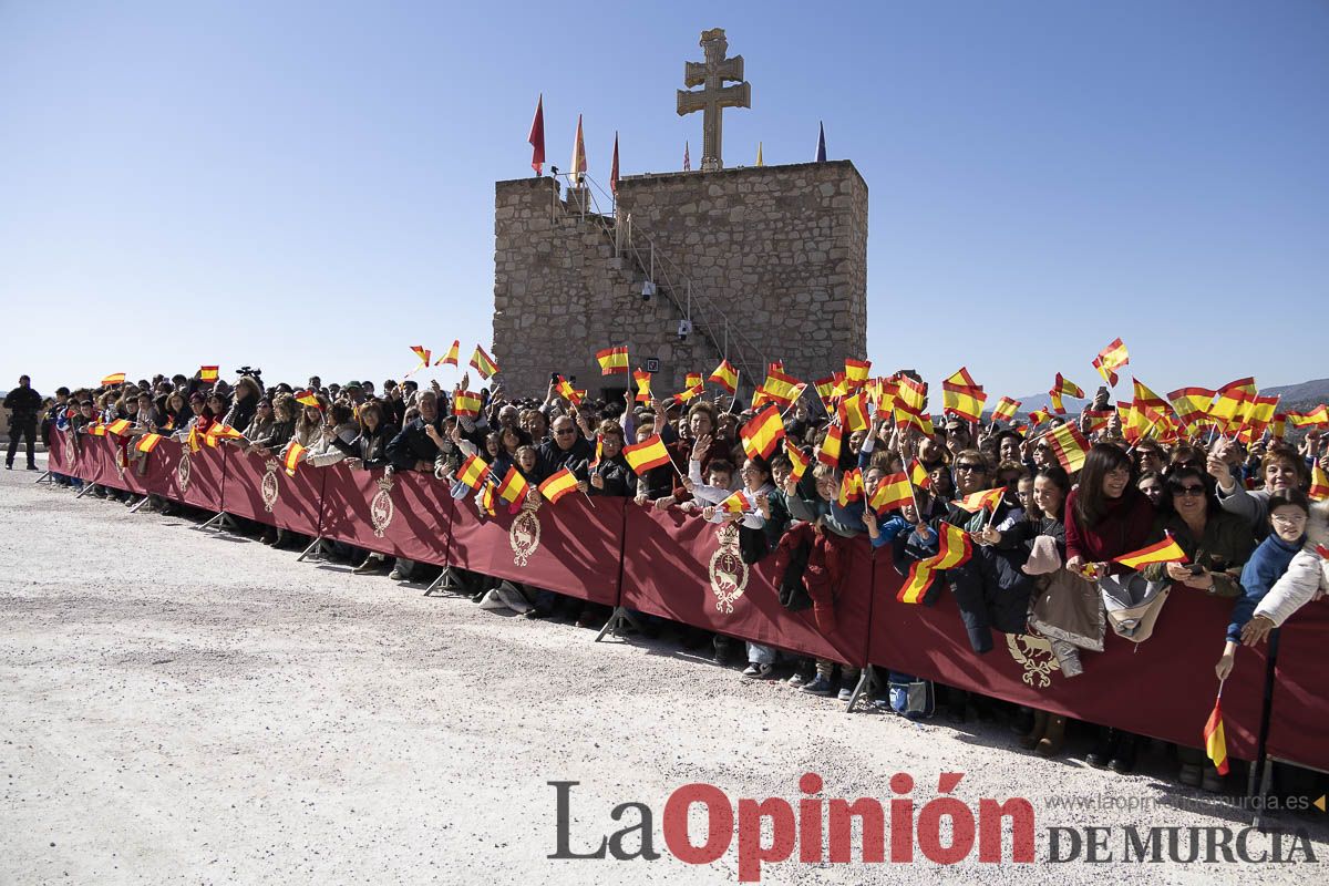 Visita de los reyes de España a Caravaca (explanada de la Basílica)