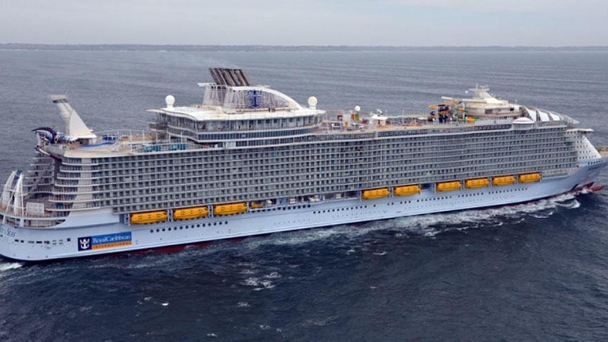 El nuevo crucero de la compañía Royal Caribbean, ´Symphony of the Seas&#039;.