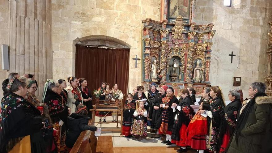 Casaseca de las Chanas celebra las Águedas con mucha tradición
