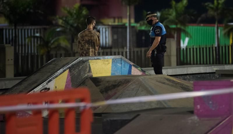 Santa Cruz de Tenerife cierra sus plazas y parques