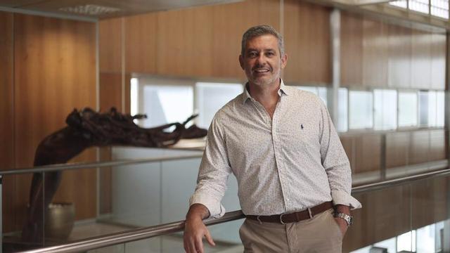 Juan Miguel Costa, en la sede del Consell de Eivissa. | MARCELO SASTRE