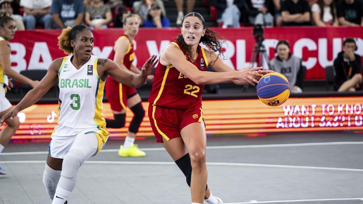 Juana Camilión, amb la selecció espanyola 3x3.