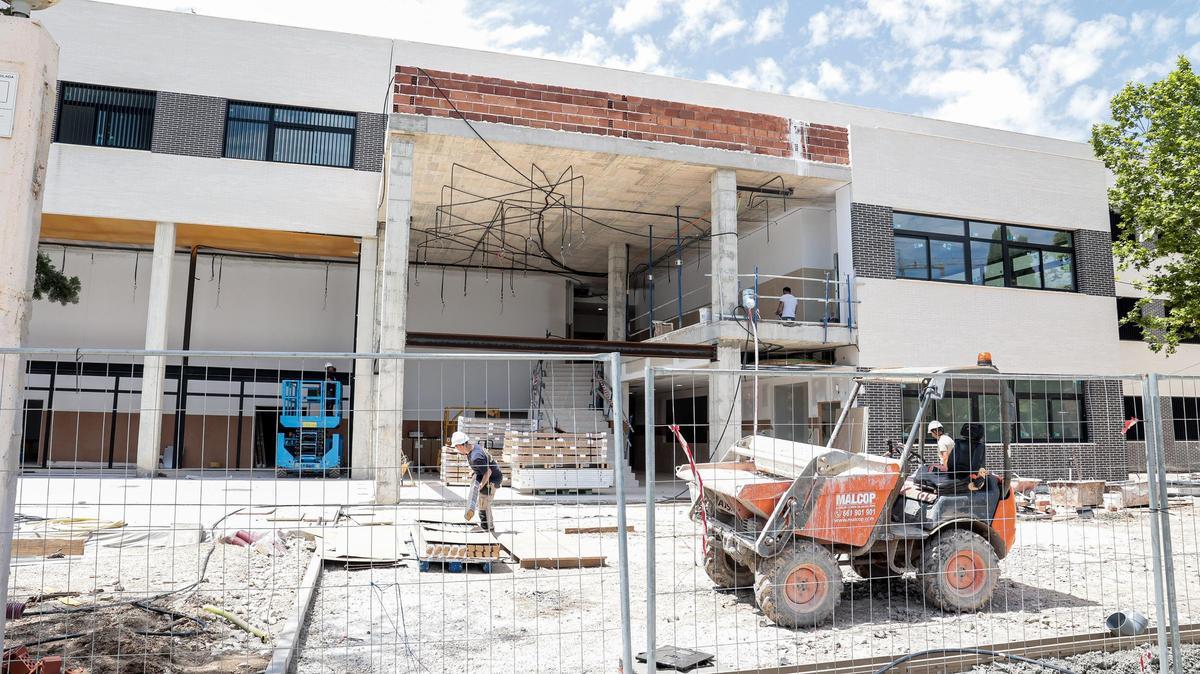 El nuevo centro educativo, en construcción