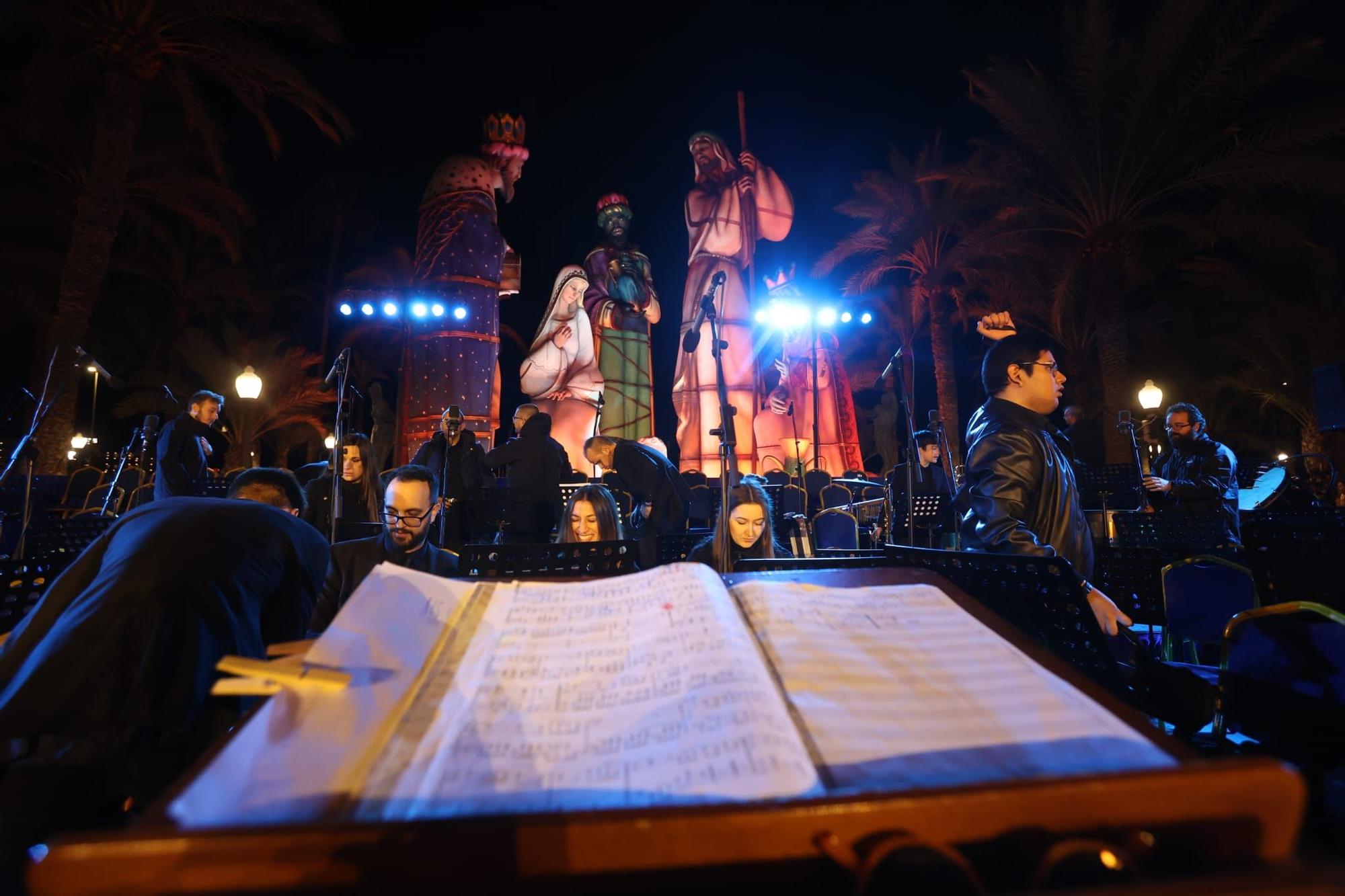 Inauguración del Belén Gigante en la Explanada de Alicante