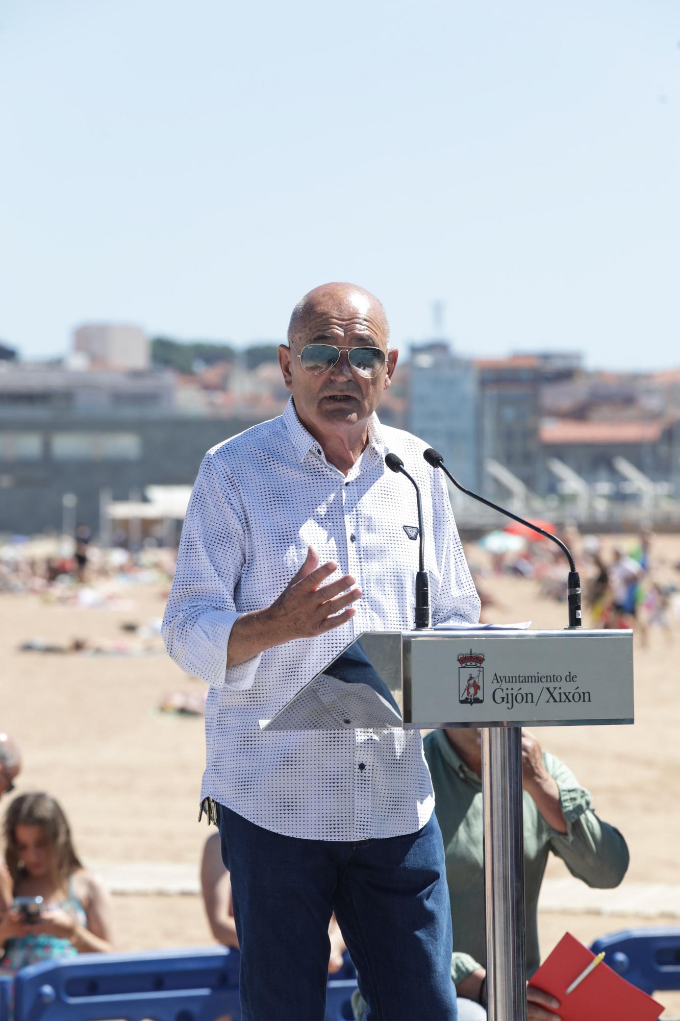 En imágenes: así fue el homenaje a Areces en Gijón