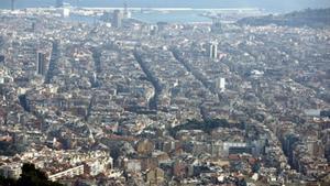 Panorámica de Barcelona.