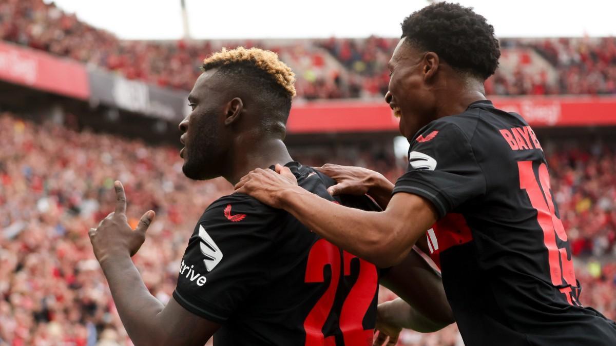 Boniface, uno de los héroes de este Leverkusen