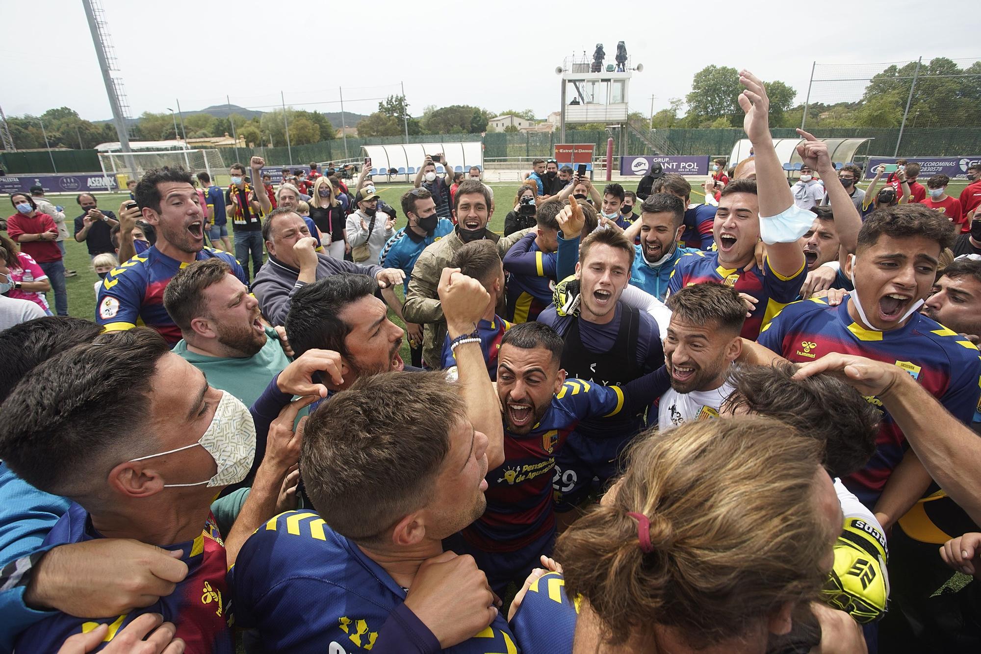 El Llagostera és de Primera RFEF (3-3)