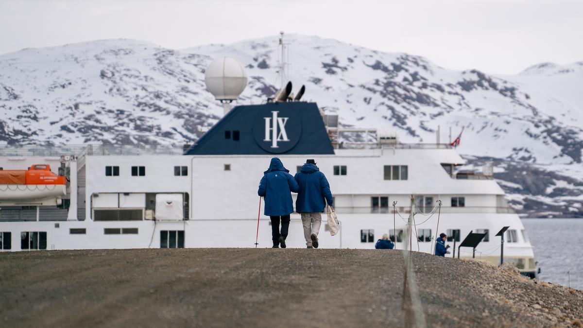 Ny-Ålesund, en el extremo nororiental de la isla Spitsbergen