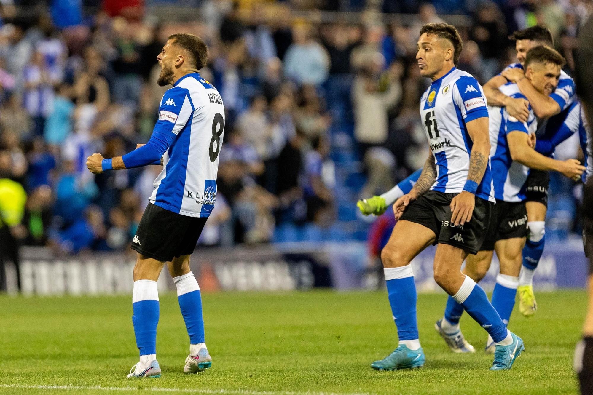 El Hércules derrota al Alcorón con dos goles en la segunda parte