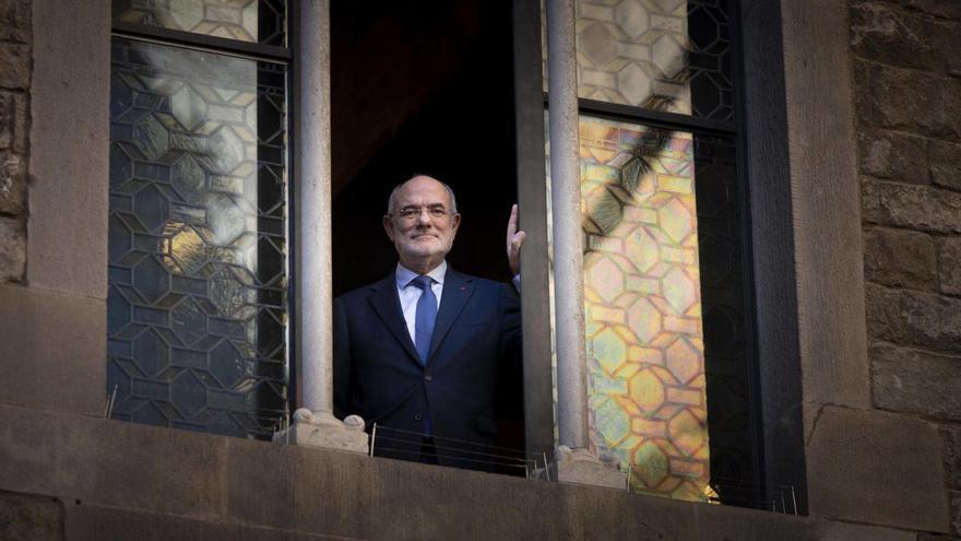 El conseller Jaume Duch, fotografiat a la seu del Departament d’Unió Europea i Acció Exterior. | FERRAN NADEU