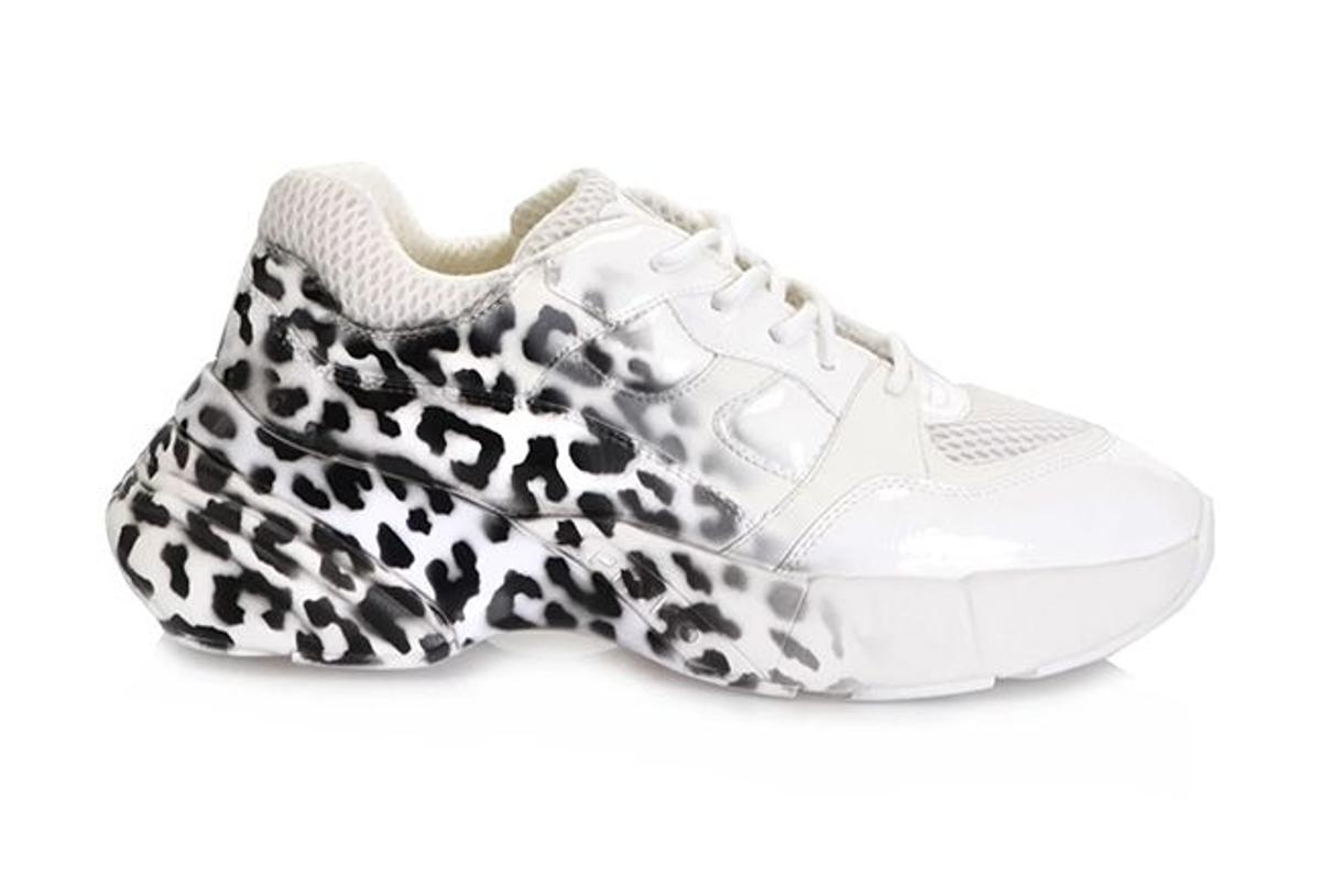 Zapatillas deportivas de Pinko con estampado 'animal print' degradado