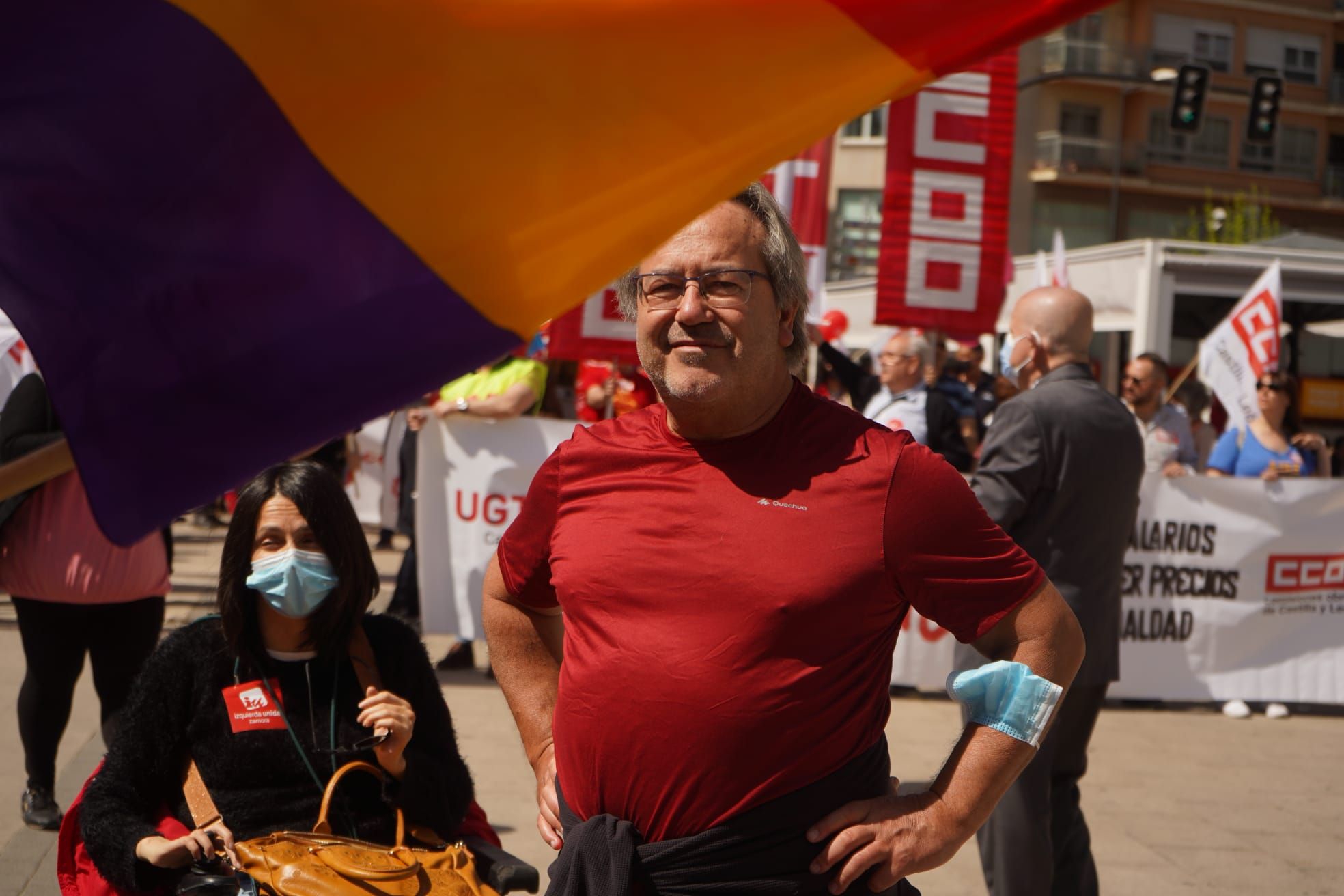 GALERÍA | La manifestación del 1 de mayo en Zamora, en imágenes