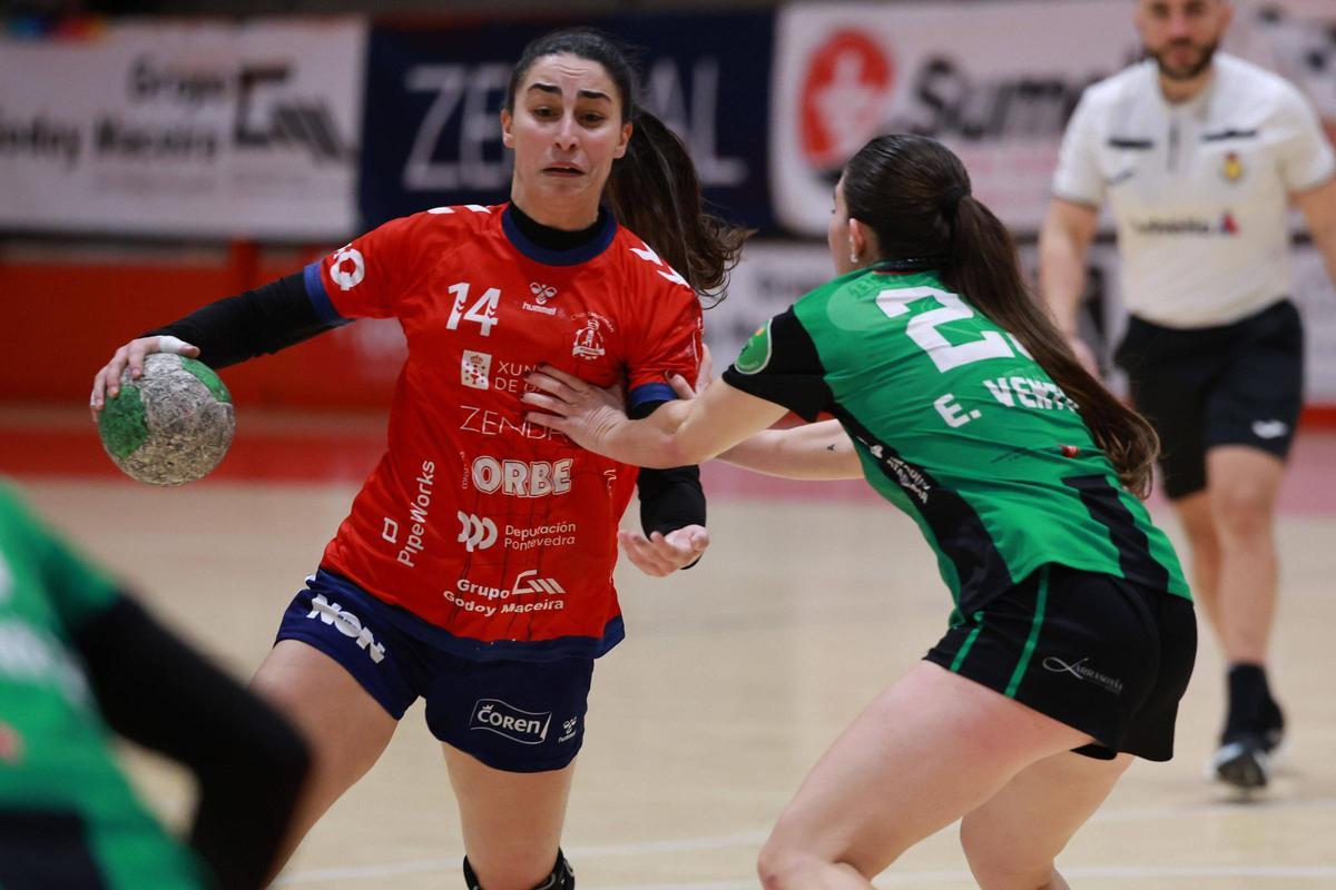 Aitana, en su último partido con el Orbe Zendal.