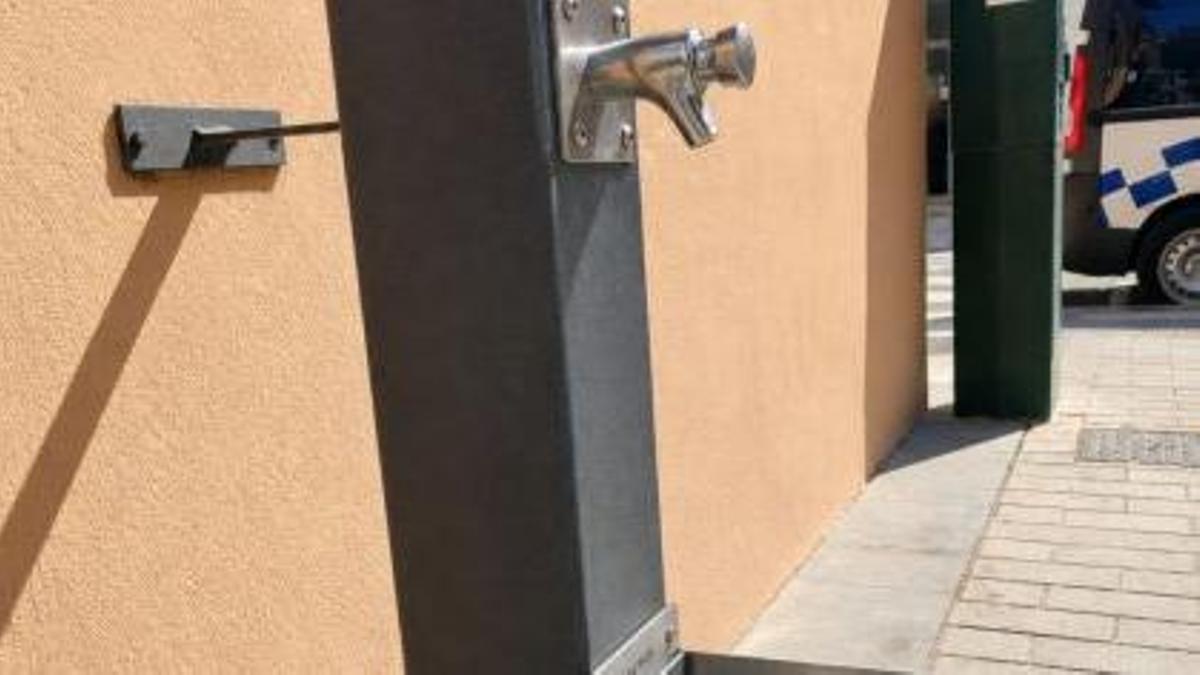 Fuente operativa en Ejea.