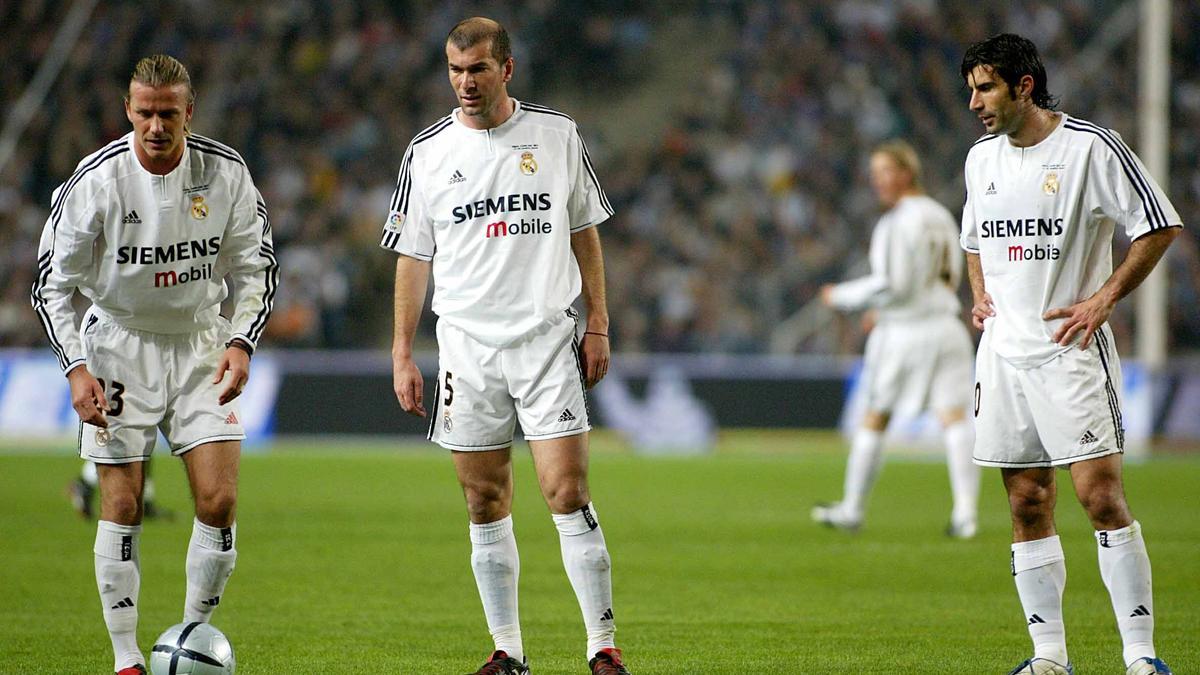 Beckham, Zidane o Figo eran algunas de las estrellas del Real Madrid de los Galácticos