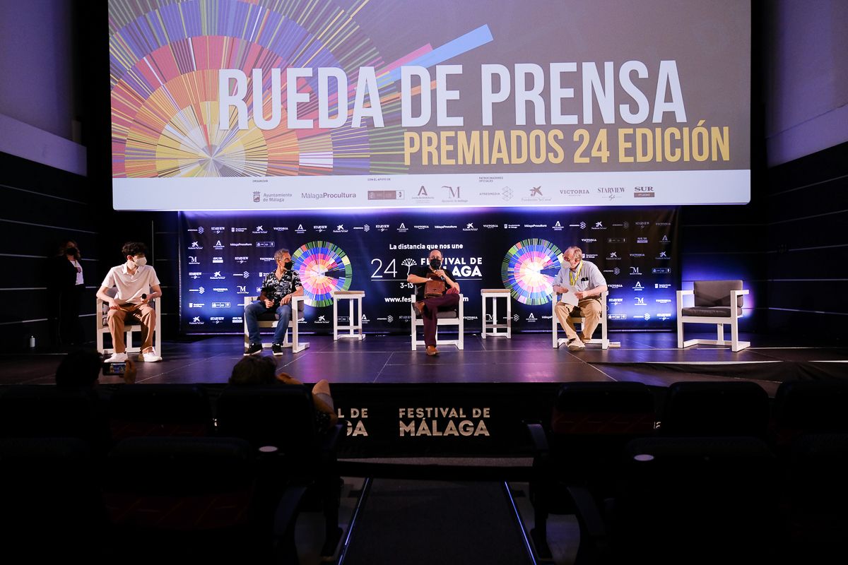 Las imágenes de la rueda de prensa de los ganadores del Festival de Málaga 2021