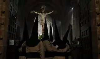 Siete Palabras, el dolor de La Horta por el Crucificado