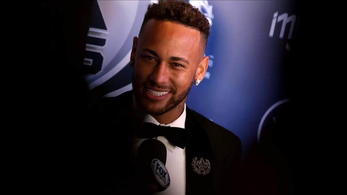 Neymar, en una gala benefica organizada por su fundación